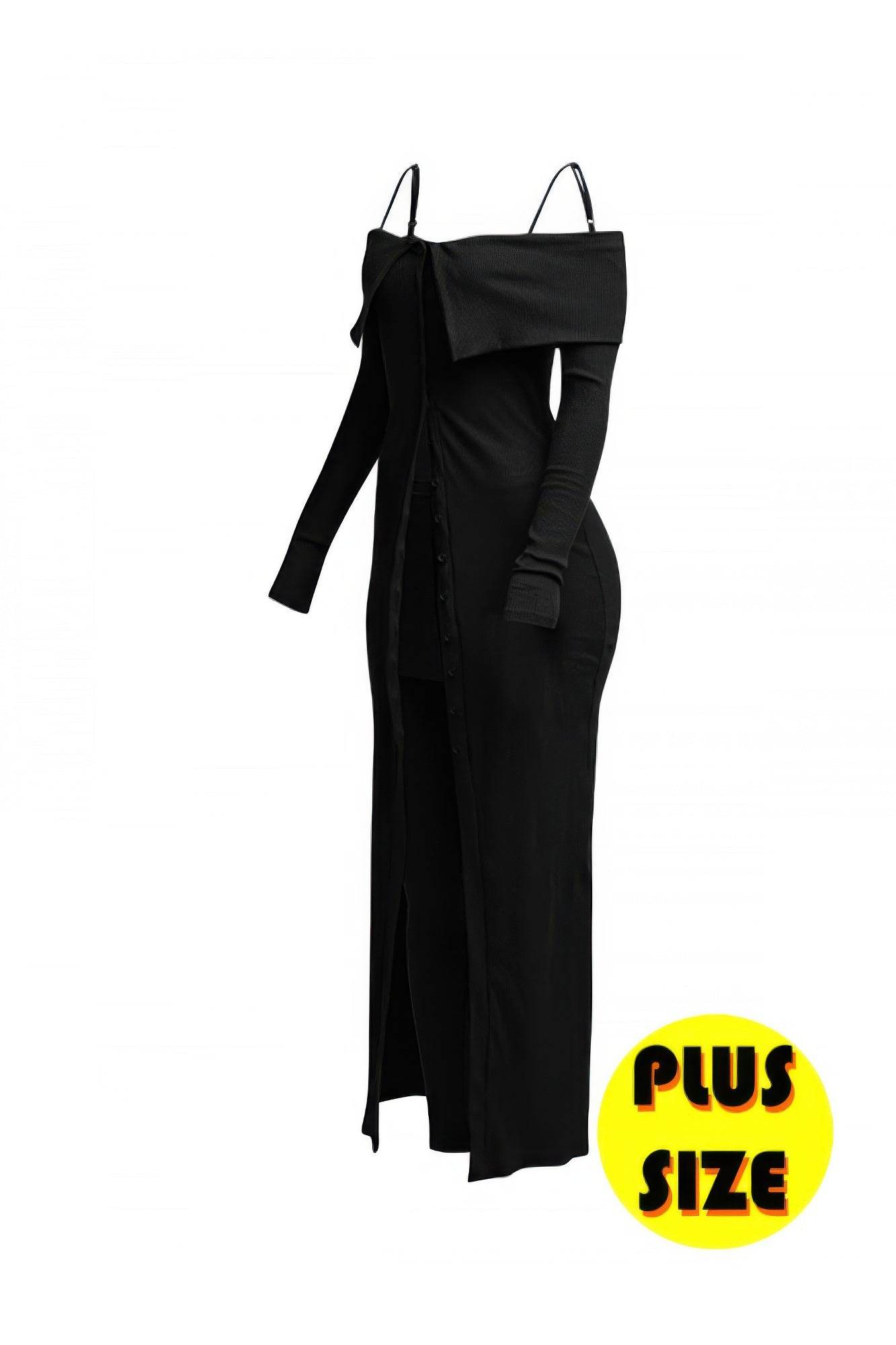 Plus Size Long Length Top & Skirt Leggings Set - LLR Chic