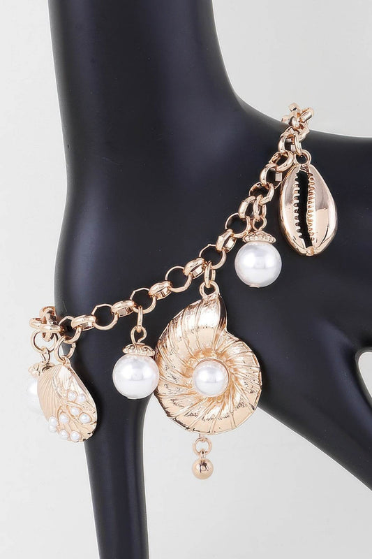 Pearled Sea Jewels Bracelet - LLR Chic