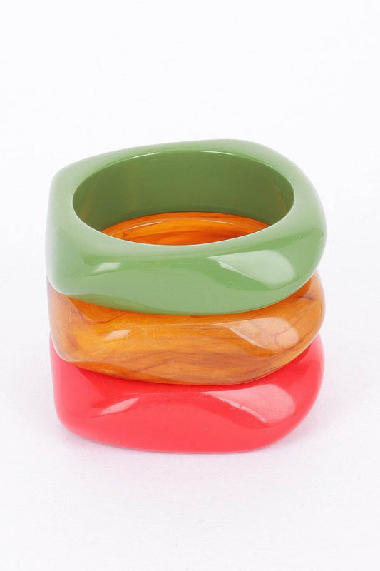 3pack Resin Bangle - LLR Chic