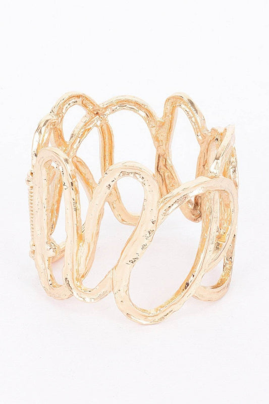 Alloy Casting Stretch Bracelet - LLR Chic