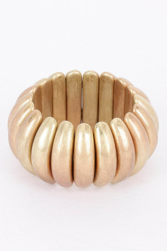 Alloy Casting Stretch Bracelet - LLR Chic
