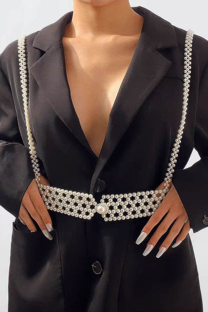 Faux Pearl Harness - LLR Chic