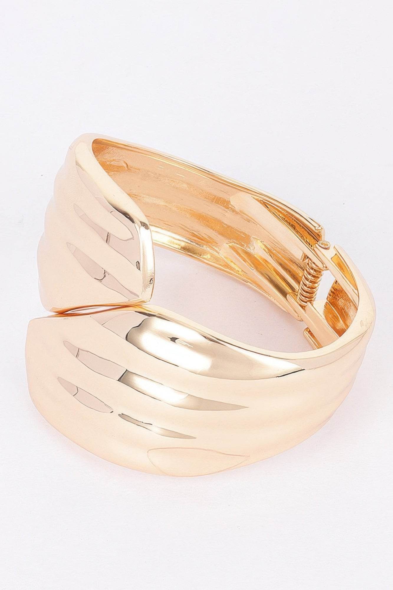 Metal Spring Hinge Cuff - LLR Chic