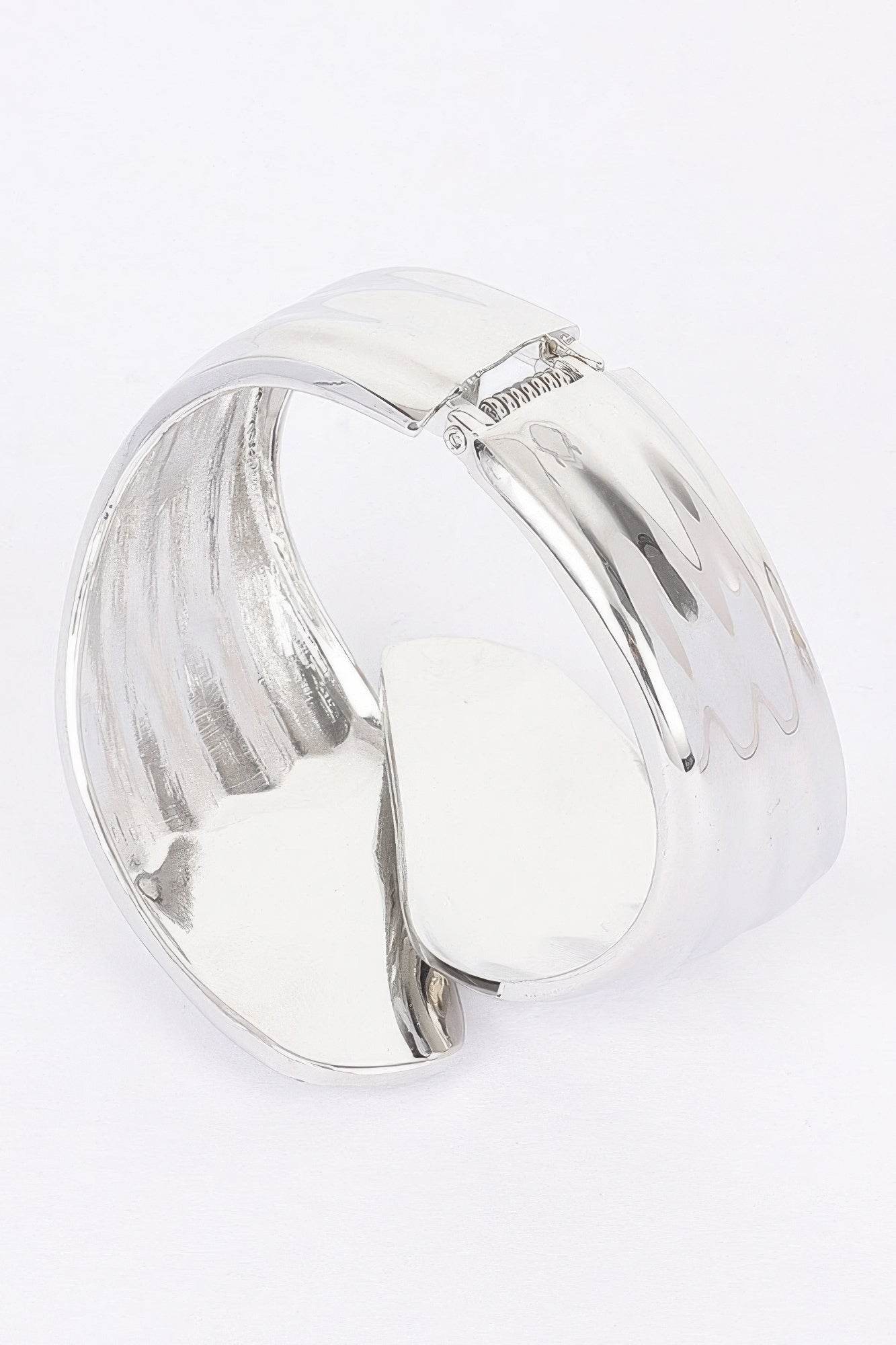 Metal Spring Hinge Cuff - LLR Chic
