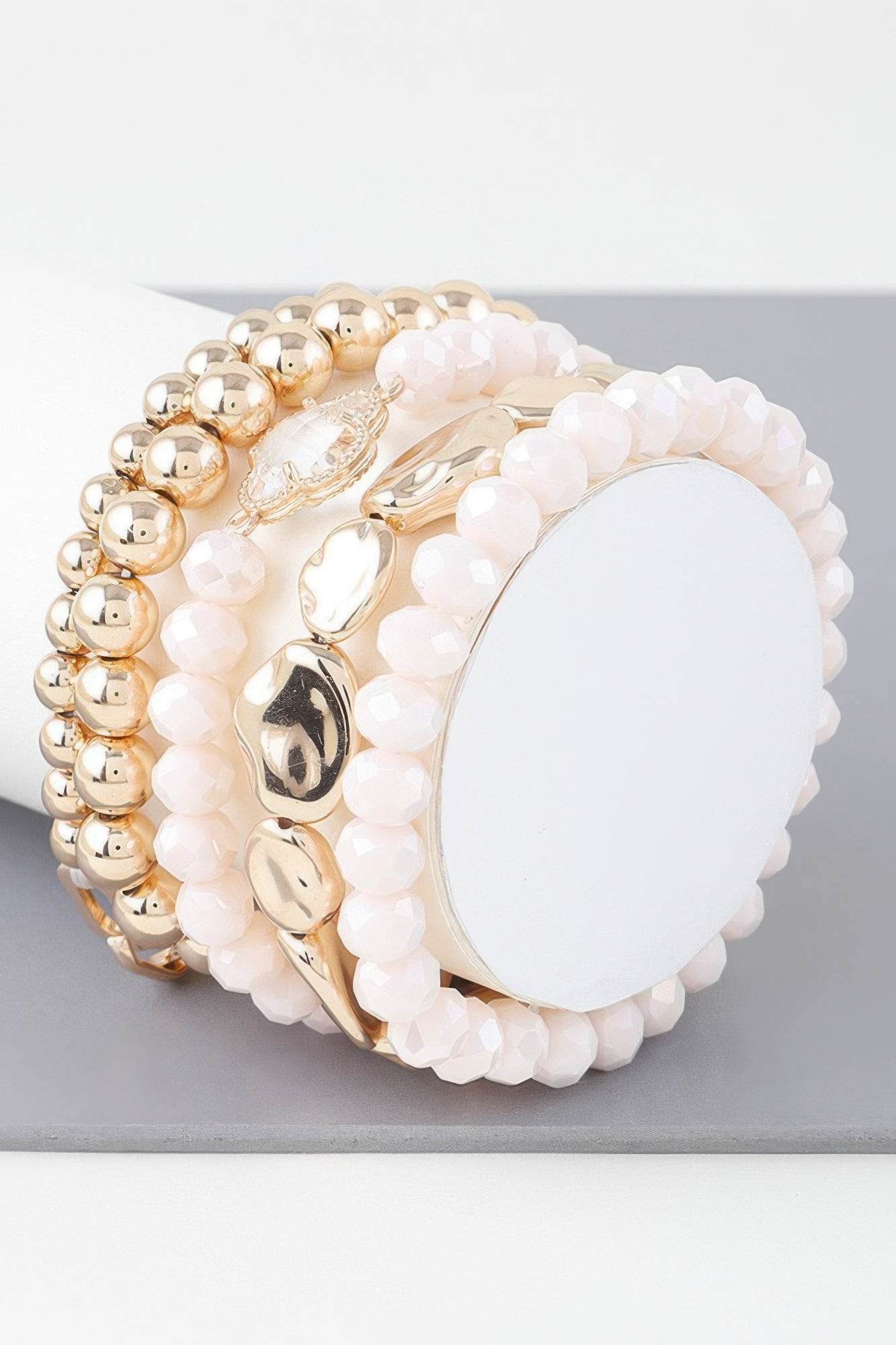 Multi Frosty Bead Bracelet - LLR Chic