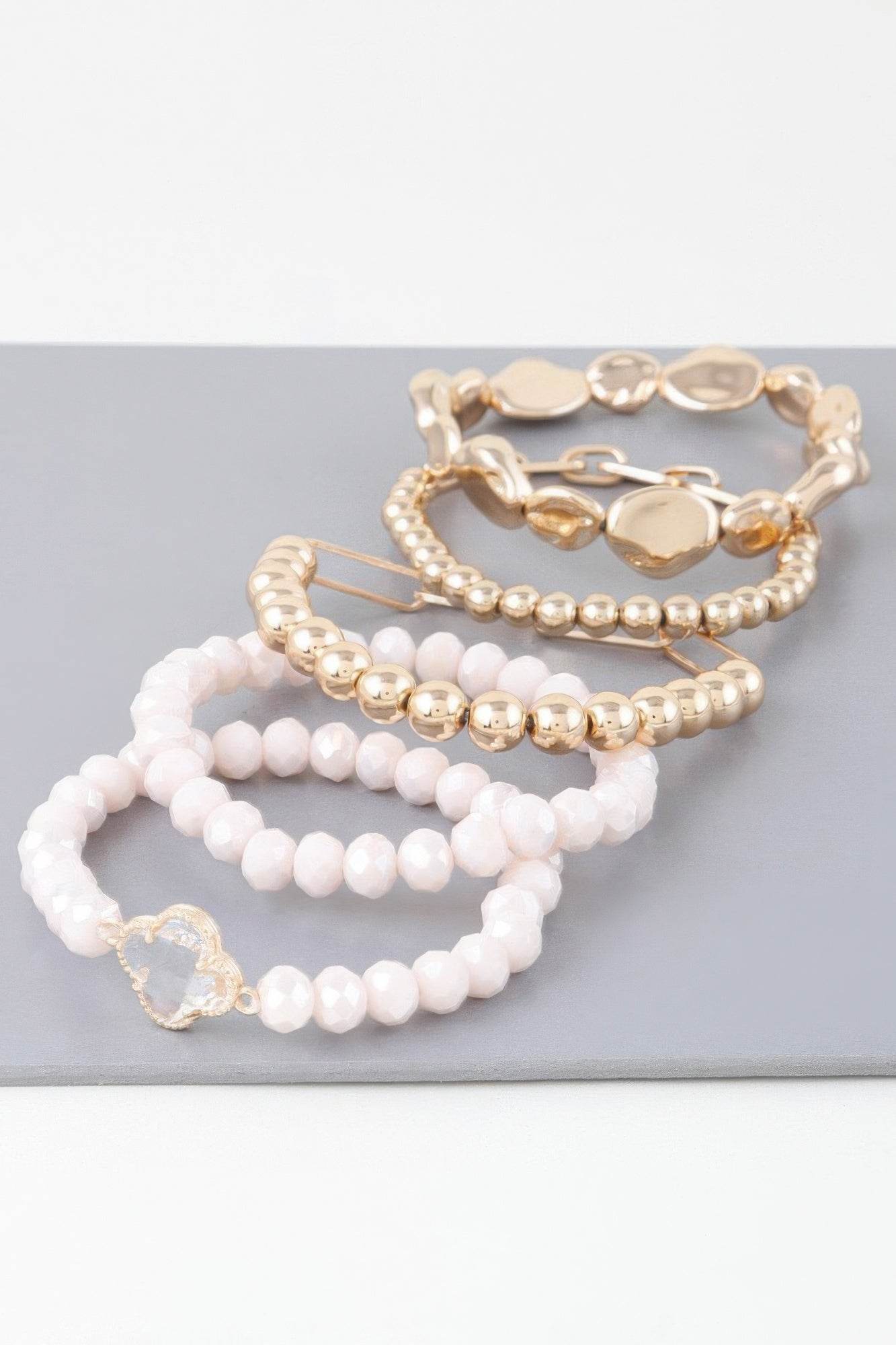 Multi Frosty Bead Bracelet - LLR Chic