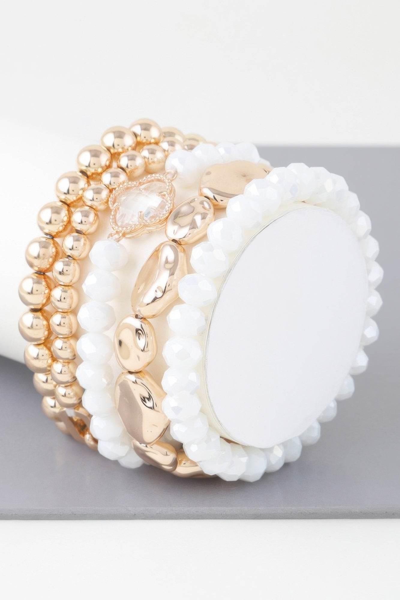 Multi Frosty Bead Bracelet - LLR Chic