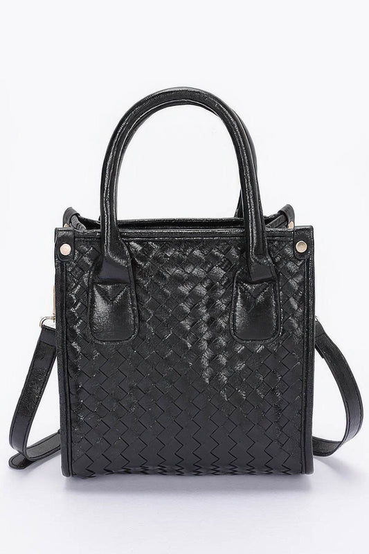 Metallic Braided Tote Bag - LLR Chic