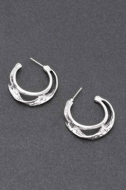 Gold Plated Metal Earring - LLR Chic