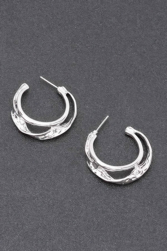 Gold Plated Metal Earring - LLR Chic
