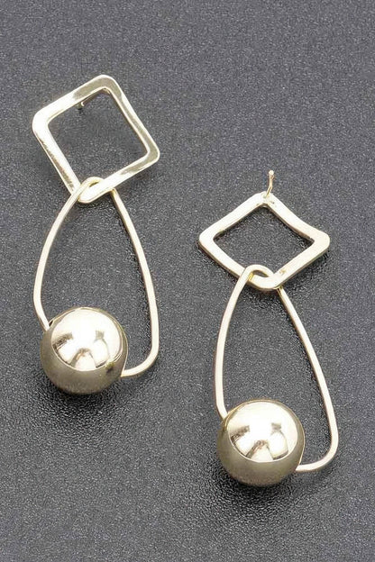 Gold Plated Metal Earring - LLR Chic