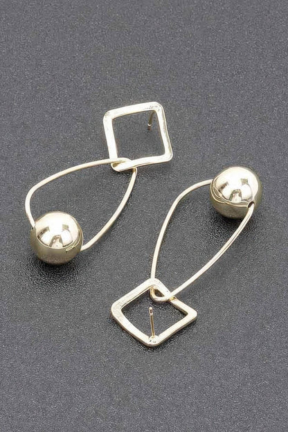 Gold Plated Metal Earring - LLR Chic