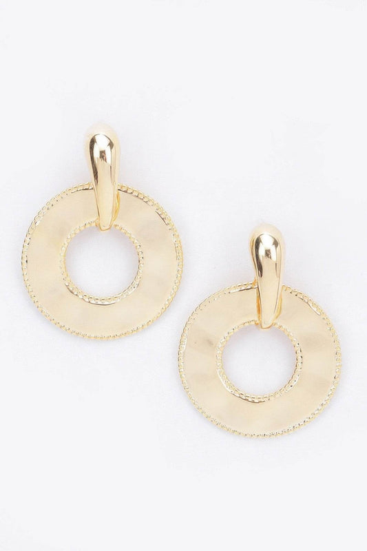 Gold Plated Metal Earring - LLR Chic