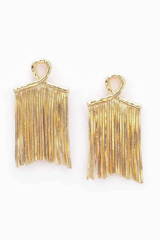 Gold Plated Metal Earring - LLR Chic