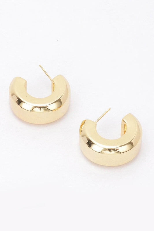 Gold Plated Metal Earring - LLR Chic