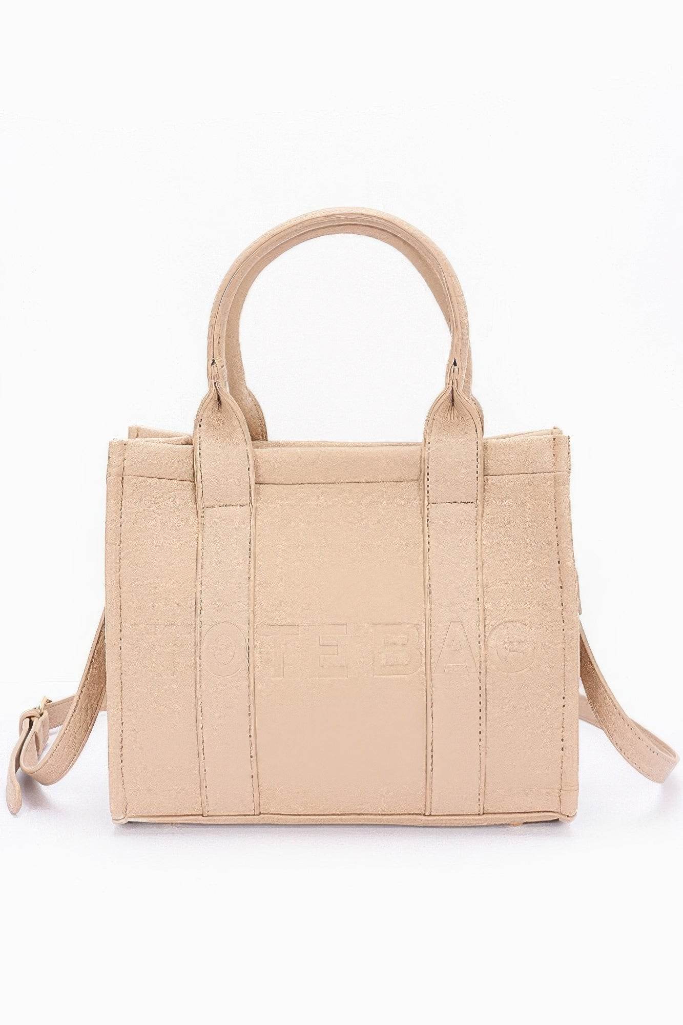 Faux Leather Tote Bag - LLR Chic