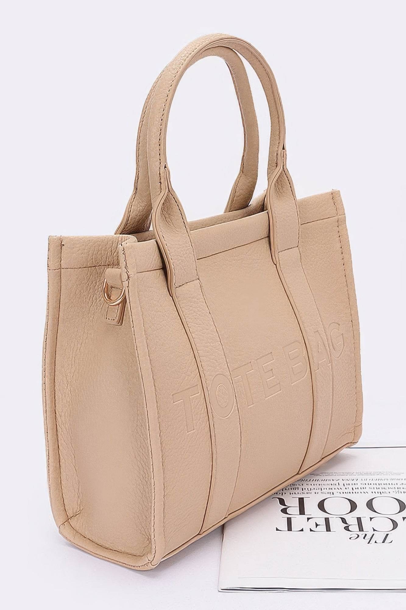 Faux Leather Tote Bag - LLR Chic