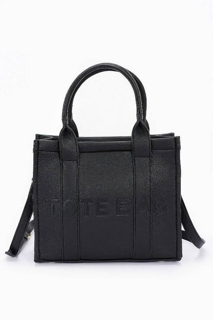 Faux Leather Tote Bag - LLR Chic