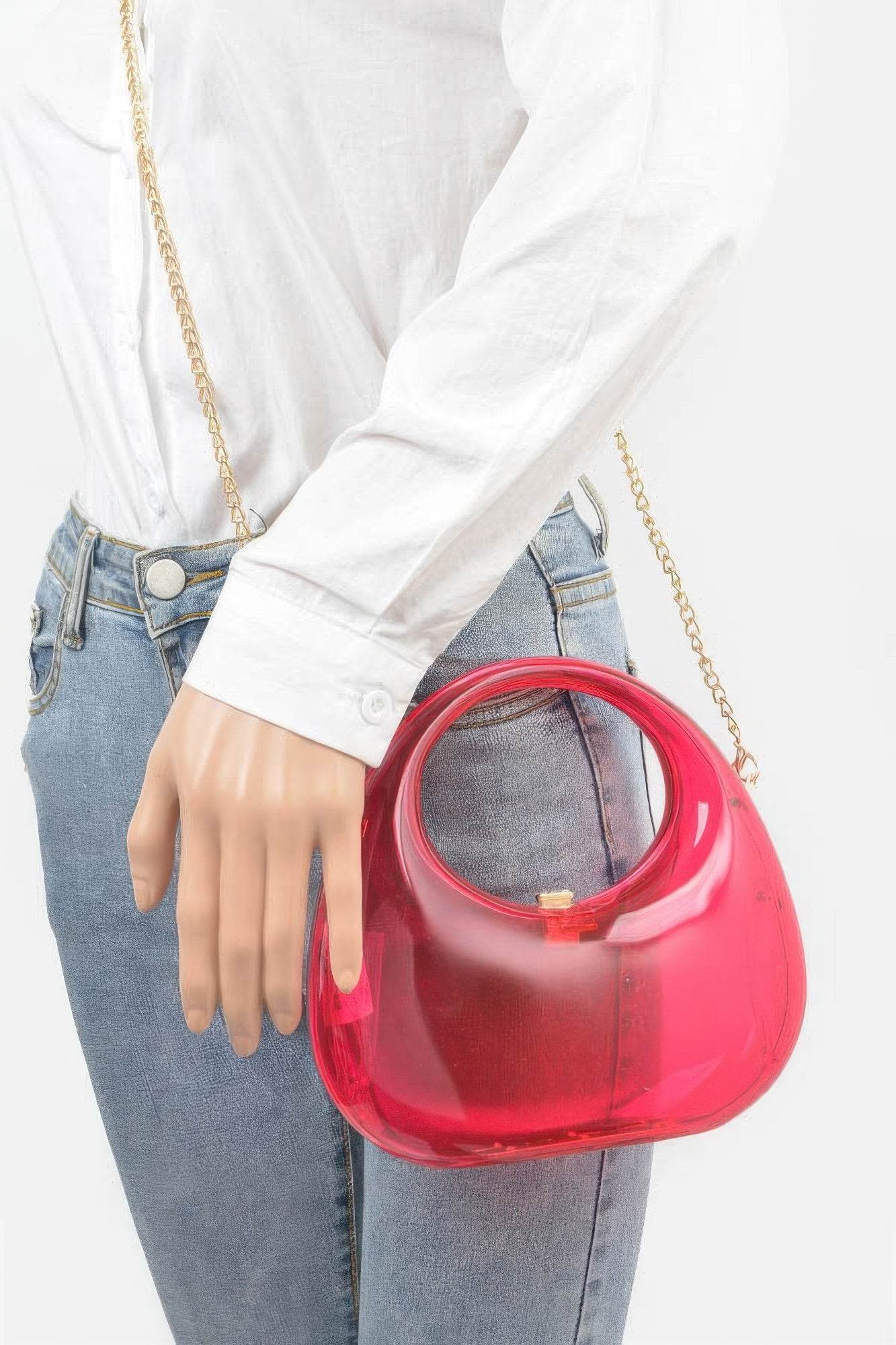 Transparent Acrylic Clutch - LLR Chic