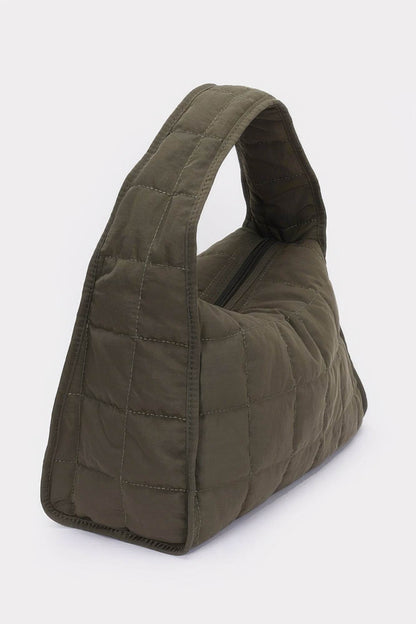Quilted Nylon Shoulder Bag - LLR Chic
