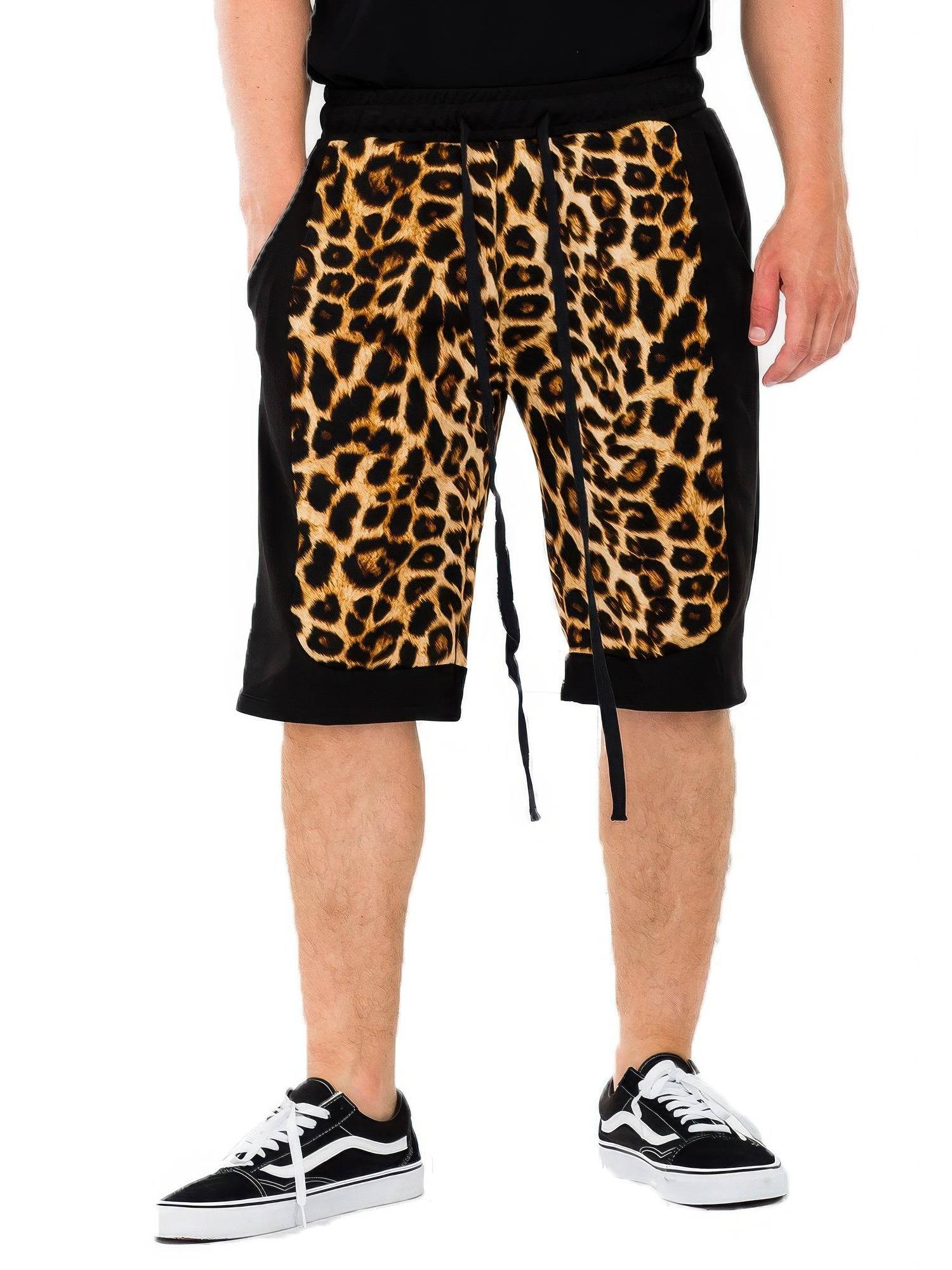 Cheetah Contrast Shorts - LLR Chic