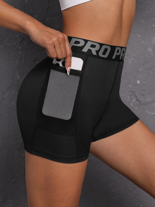 Sports Shorts With Phone Pocket